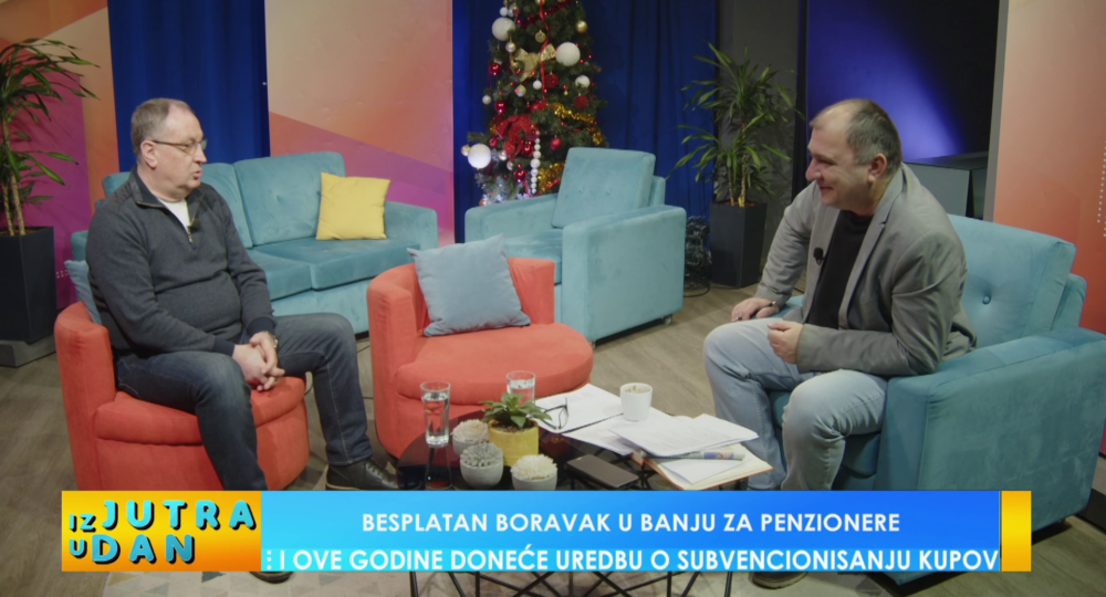 BESPLATAN BORAVAK U BANJU ZA PENZIONERE IZ JUTRA U DAN 13 1 2025 TV