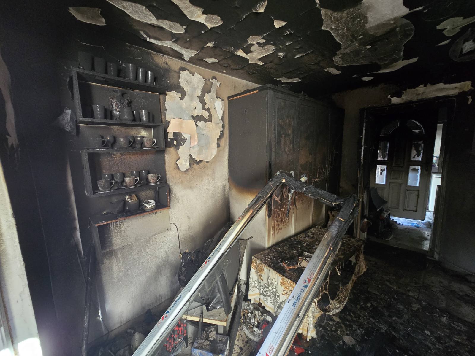 Požar Stočni trg, FOTO Zona plus