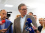 Beograd, 27. jula 2025.- Predsednik Aleksandar Vu;i' obi[ao novin Centar za palijativno zbrinjavanje Univerzitetskog kliničkog centra Srbije, u okviru nekadašnje Kovid bolnice u Batajnici, FOTO TANJUG/ JADRANKA ILIÆ/ nr