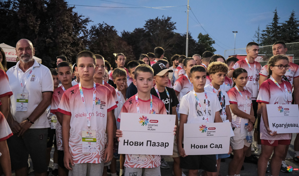 U Kruševcu zavšena 12. sezona Plazma Sportskih igara mladih Coca Cola Cupom, FOTO Tatjana Mrkić