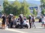 protest na kružnom toku kod TV Delta, nema blokade saobraćaja FOTO Zona plus