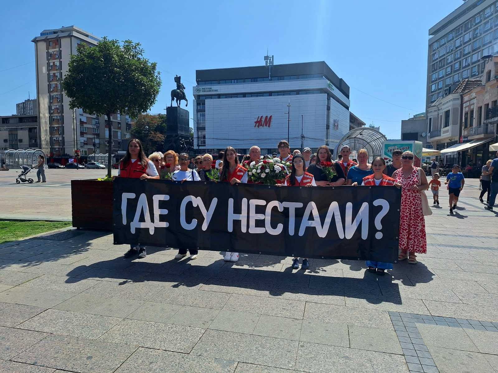 Obeležavanje Međunarodnog dana nestalih, FOTO CK Niš