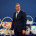 Beograd, 24. avgusta 2025. - Vučić predstavlja nove mere za bolji standard građana: Smanjićemo cene za skoro 3.000 proizvoda. FOTO TANJUG/ JADRANKA ILIÆ/ nr