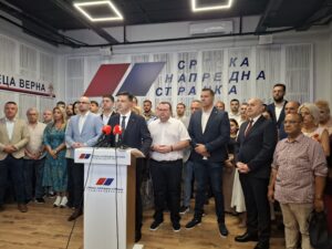 Konferencija za novinare Gradskog odbora SNS Niš 