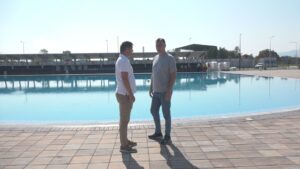 Gradonačelnik Pirota Vladan Vasić i direktor Sportskog centra Pirot Milan Tošić