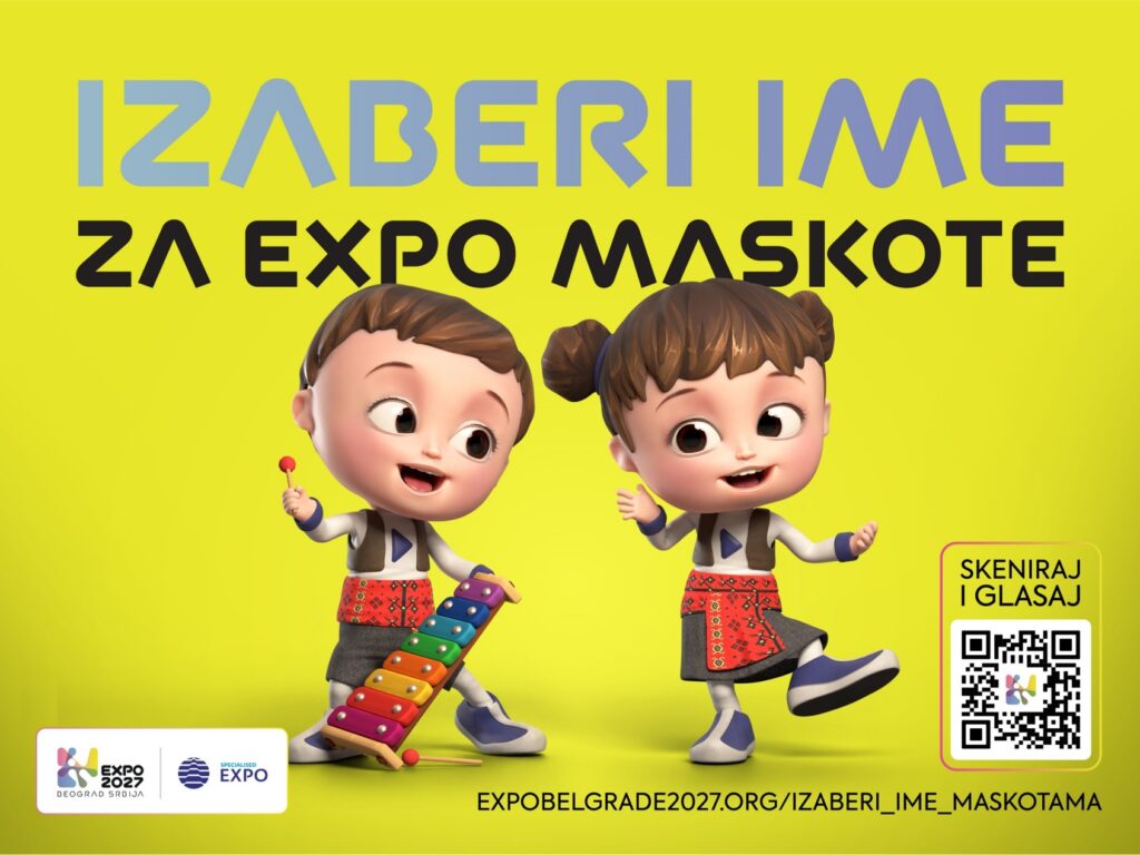 Maskote EXPO 2027 Beograd dobijaju imena
