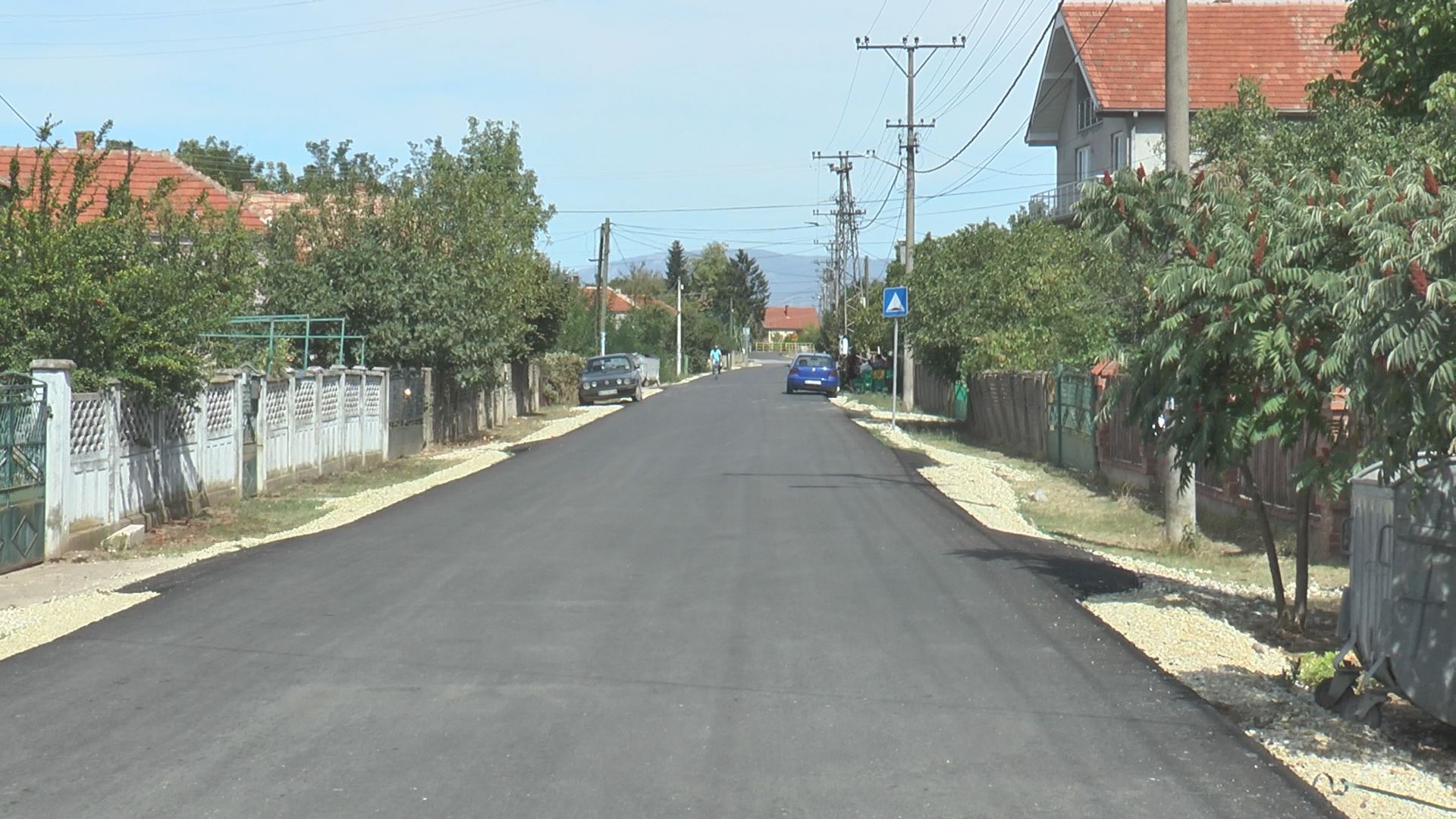 Novi asfalt u selima na teritoriji GO Crveni Krst FOTO: Zona plus