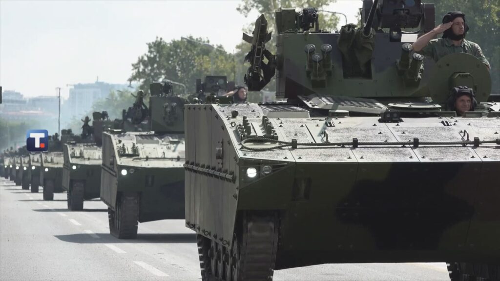 vežba za vojnu paradu 