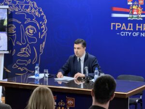 Javna rasprava o Nacrtu budžeta Niša za 2026. godinu - gradonačelnik Niša Dragoslav Pavlović FOTO Zona plus