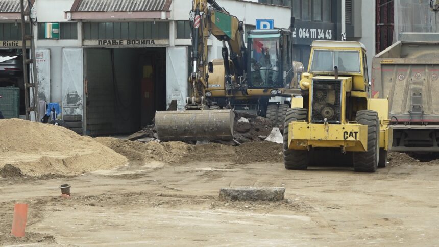 Ulica Vojvode Tankosića, radovi FOTO Arhiva Zona plus