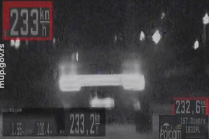 brza vožnja FOTO MUP