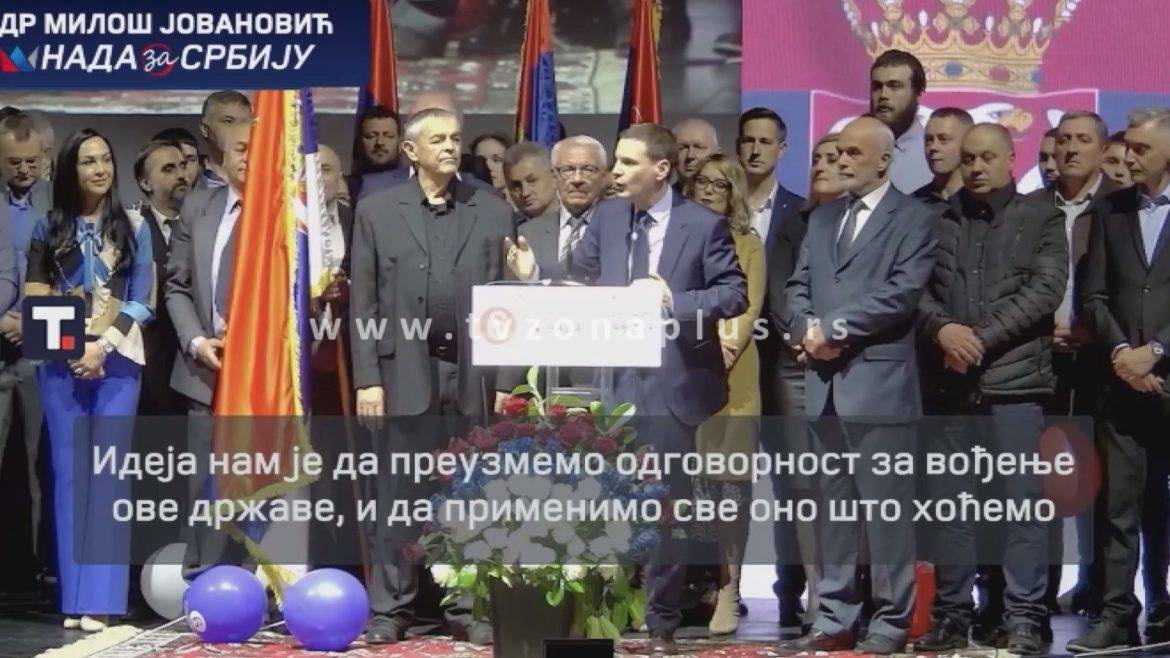 JOVANOVIĆ (NADA): PREUZEĆU ODGOVORNOST ZA VOĐENJE DRŽAVE (VIDEO)