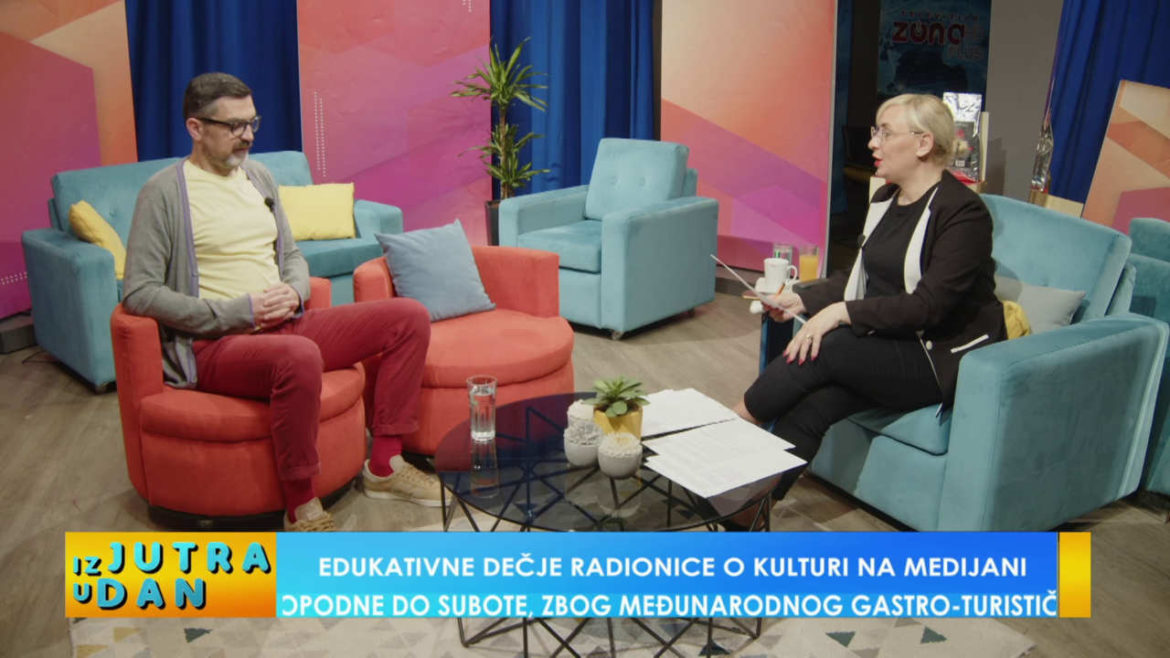 EDUKATIVNE DEČJE RADIONICE O KULTURI NA MEDIJANI – IZ JUTRA U DAN – 25.5.2023