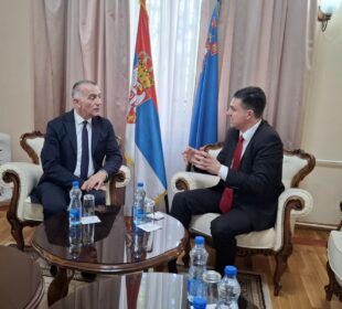 ministar pravde Nenad Vujić i gradonačelnik Dragoslav Pavlović FOTO: Zona plus