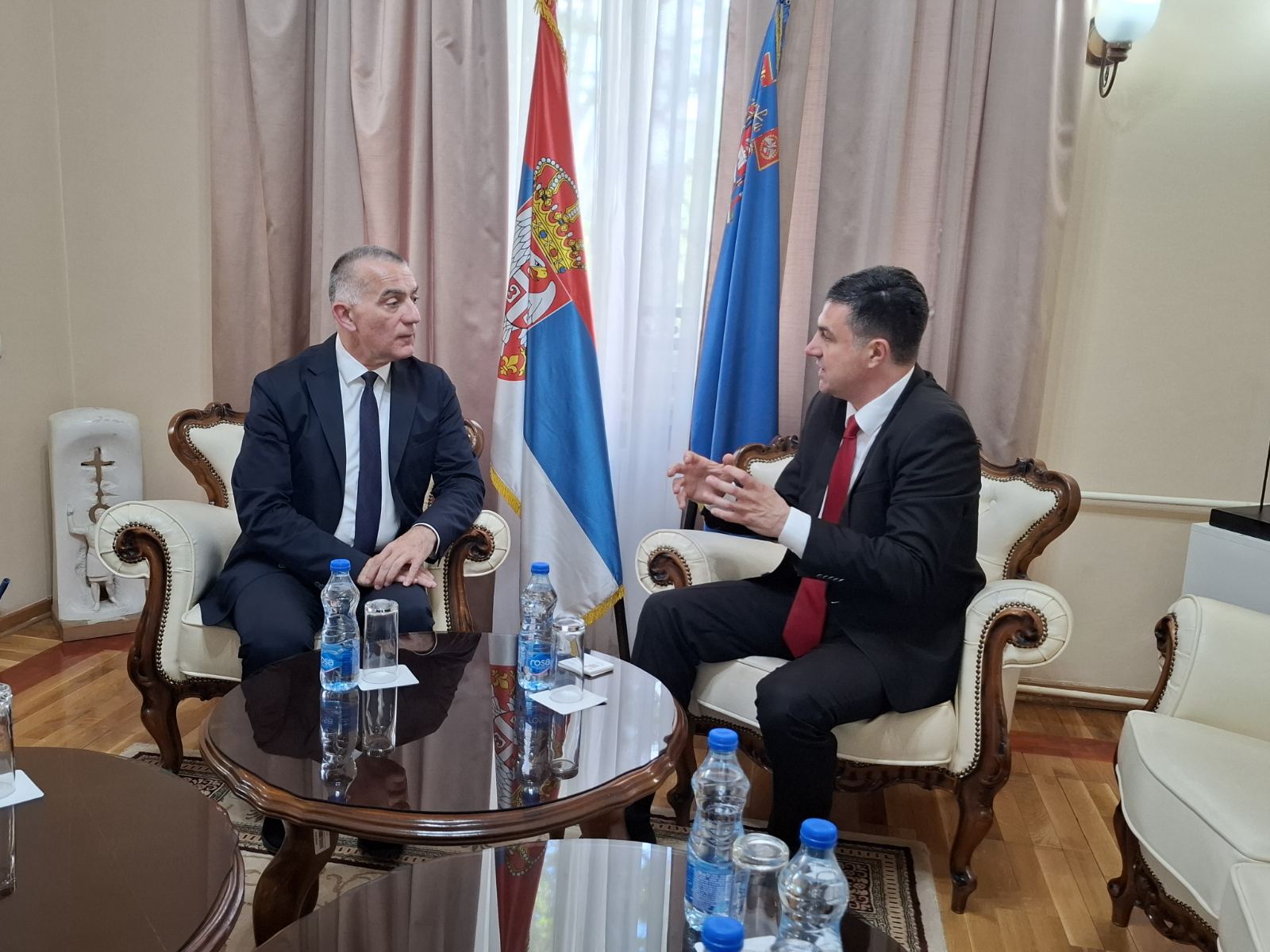 ministar pravde Nenad Vujić i gradonačelnik Dragoslav Pavlović FOTO: Zona plus
