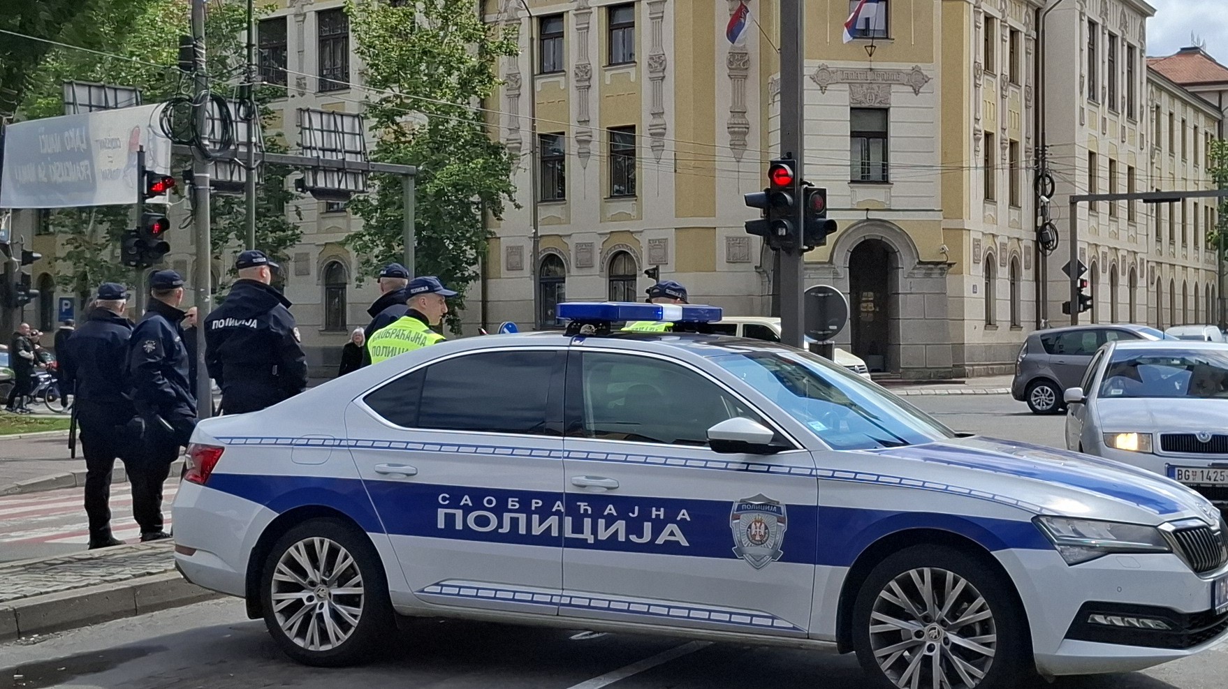 MUP - Skup u centru Niša je prijavljen, FOTO Zona plus