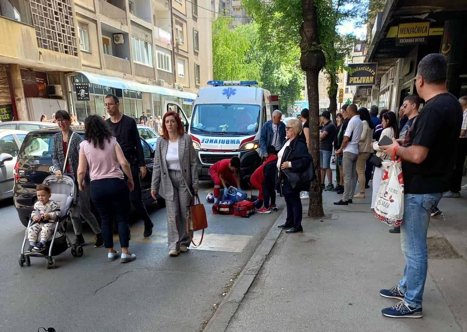 oboren pešak na Margeru - foto Zona plus