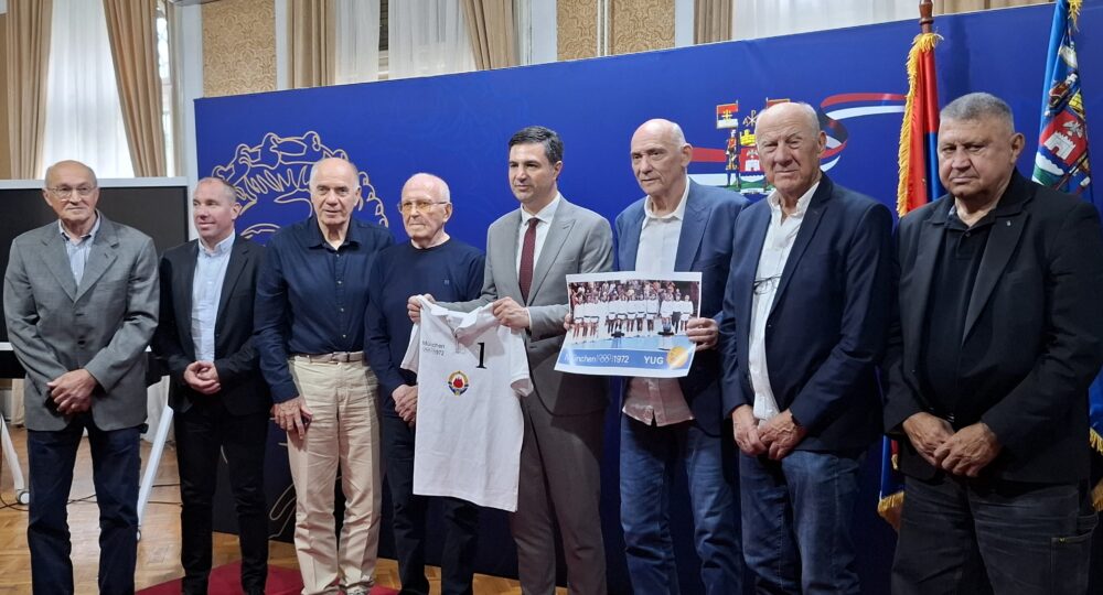 Zlatni olimpijski rukometaši na prijemu u Gradskoj kući u Nišu, FOTO ZONA PLUS