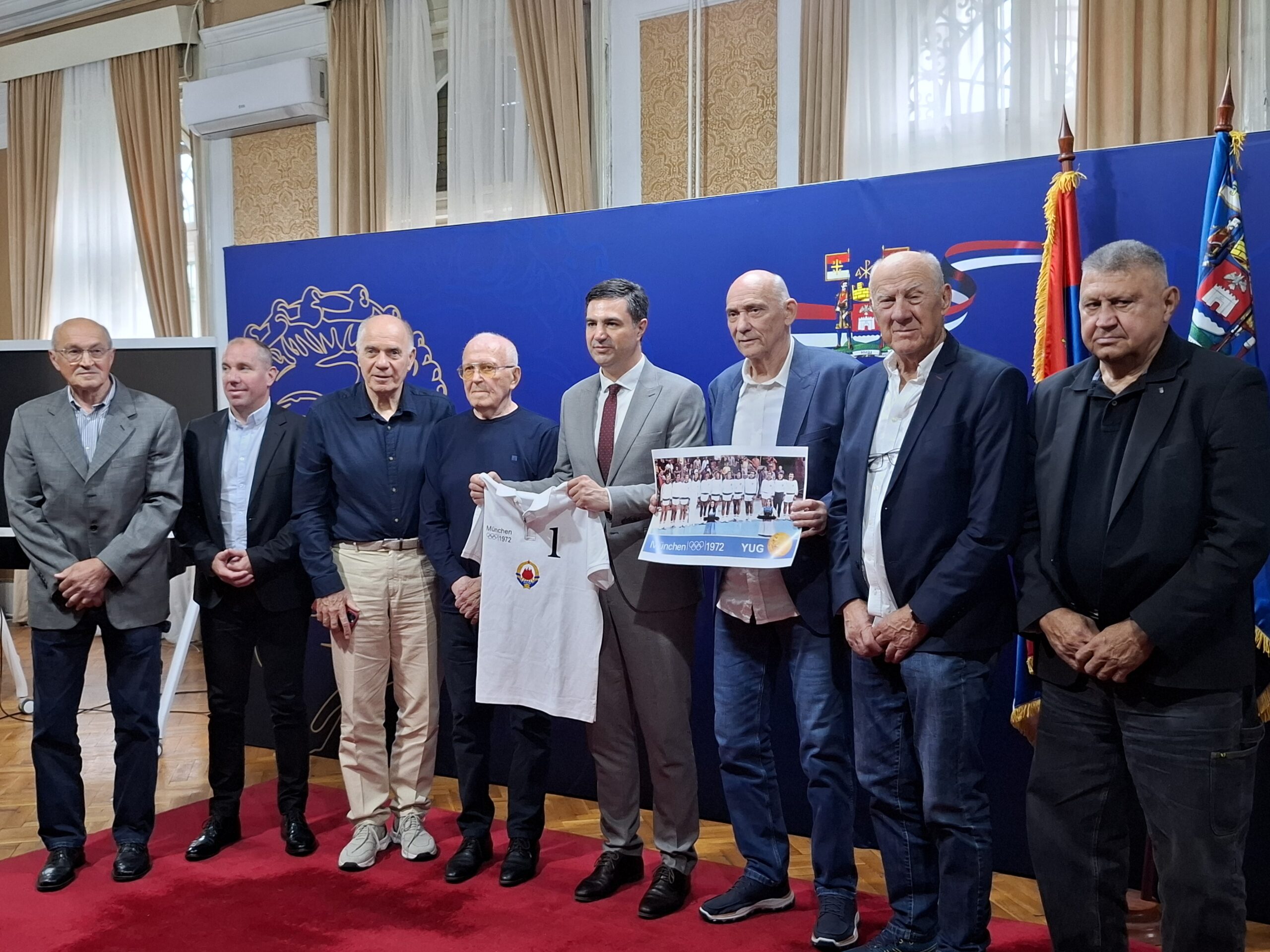Zlatni olimpijski rukometaši na prijemu u Gradskoj kući u Nišu, FOTO ZONA PLUS