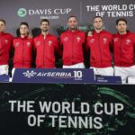 during the 2023 Davis Cup Final at Palacio de Deportes José María Martín Carpena, on November 22, 2023 in Malaga, Spain. (Photo by Srdjan Stevanovic/Starsport.rs ©)