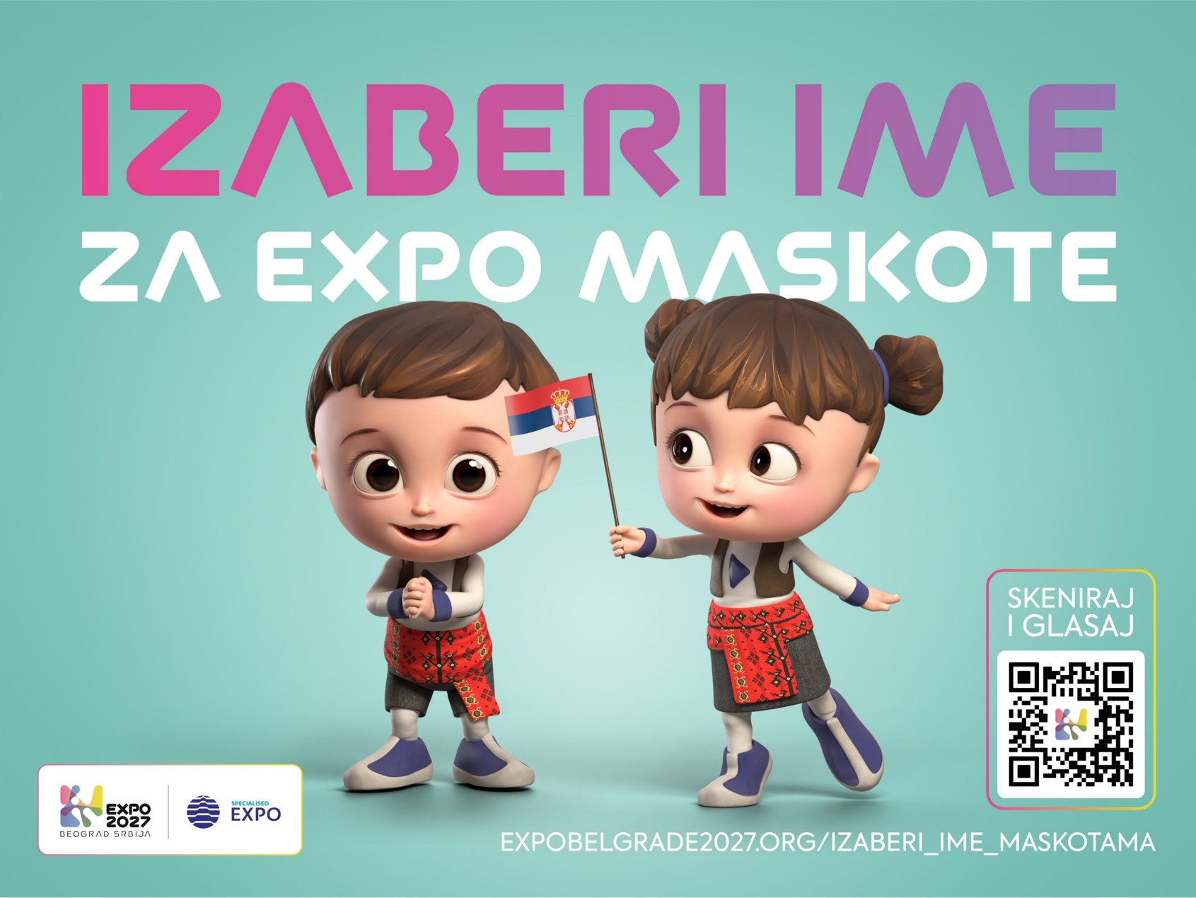 Biramo imena maskota EXPO 2027 Beograd