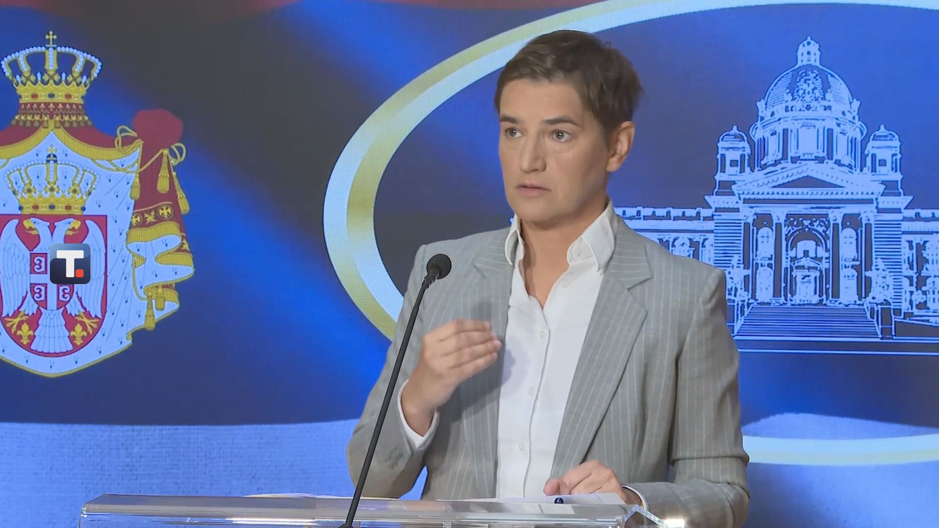 Ana Brnabić, Tanjug