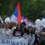 Skup protiv blokada u Kruševcu 31. avgusta 2025. FOTO: Arhiva