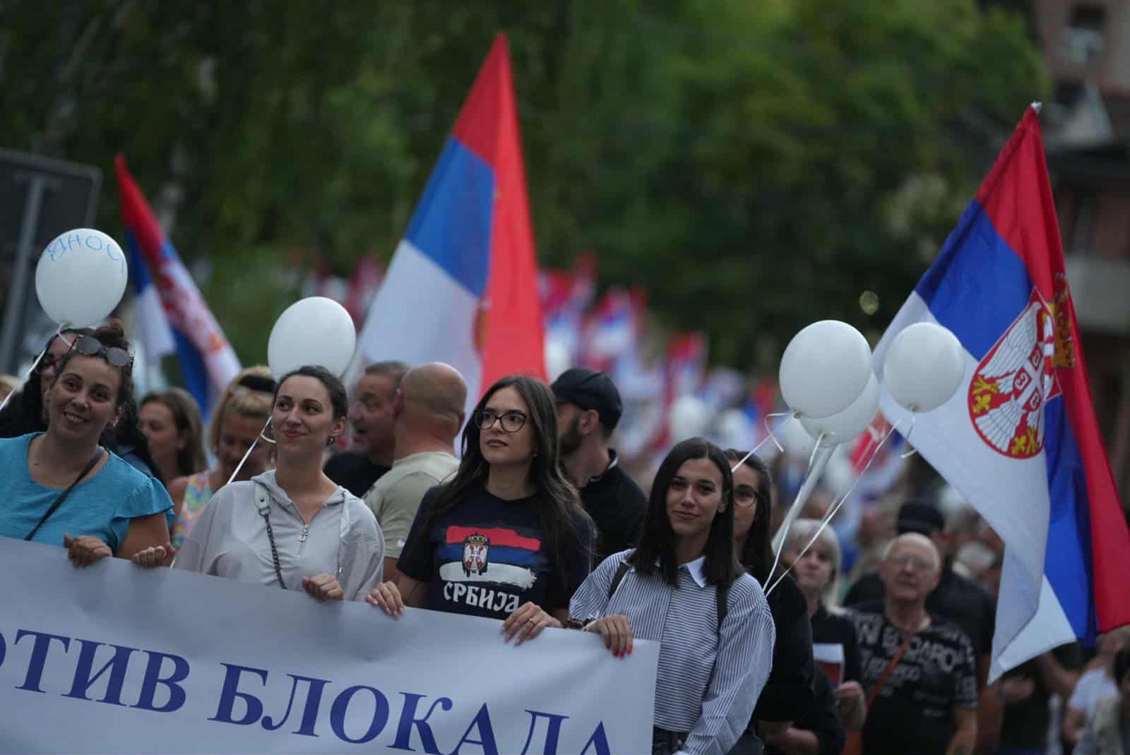 Skup protiv blokada u Kruševcu 31. avgusta 2025. FOTO: Arhiva