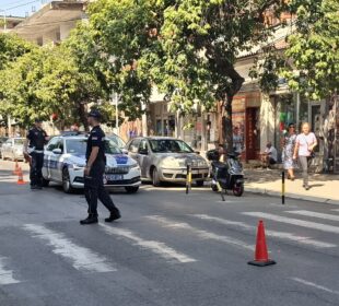 Oboren pešak u Dušanovoj FOTO: TV Zona Niš