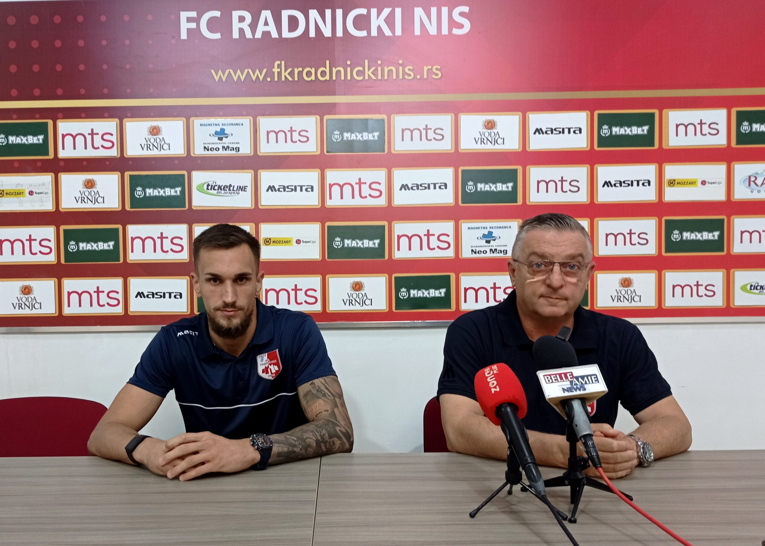 FK Radnički Strahinja Manojlović i Tomislav Sivić