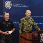 Beograd, 14. avgusta 2025. - Direktor Vojnobezbednosne agencije (VBA) general-potpukovnik Ðuro Jovaniæ izjavio je danas da su sinoæ u Novom Sadu napadnuti pripadnici Vojke Srbije i da je povreðeno sedam pripadnika vojske od kojih je èetvoro imaju tee povrede. FOTO TANJUG/ VLADIMIR PORÈIÆ/bs