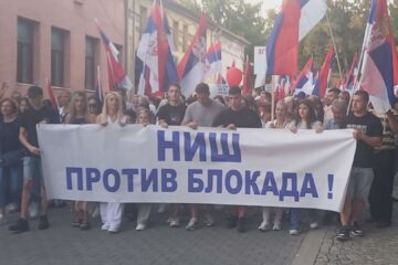 Skup u Nišu protiv blokada