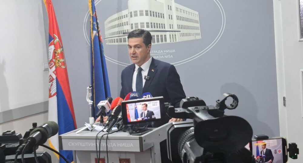 gradonačelnik Niša Dragoslav Pavlović