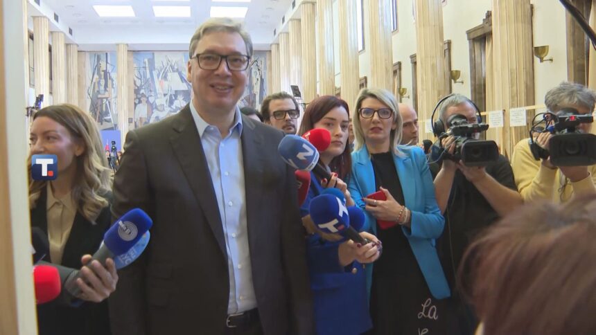 Aleksandar Vučić predsednik Srbije FOTO Tanjug video
