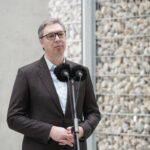 Beograd, 20. novembra 2025. - Predsednik Aleksandar Vučić u Lozionici gde je učestvovao na regionalnoj poslovnoj konferenciji Ujedinjenog Kraljevstva i Zapadnog Balkana "Building Futures". FOTO TANJUG/ MILOŠ MILIVOJEVIĆ/ bg