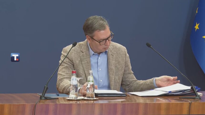 Predsednik Srbije Aleksandar Vučić FOTO Tanjug video