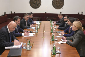 Sastanak ministra Gašića sa ministrom odbrane Slovačke KalinakomFOTO Ministarstvo odbrane