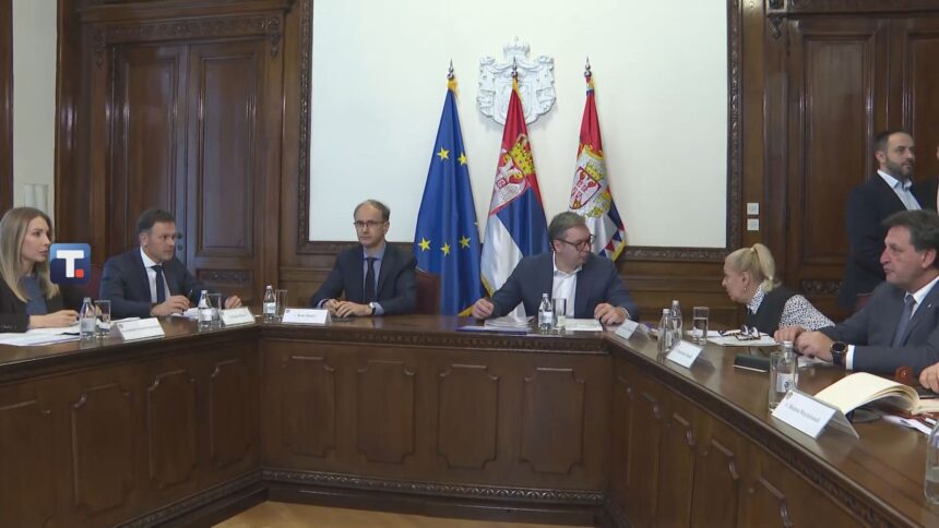 Sastanak predsednika Srbije sa timovima zaduženim za energetsku stabilnost i bezbednost zemlje FOTO Tanjug video