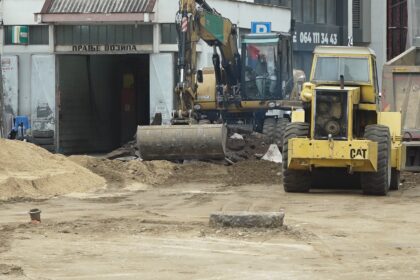 Ulica Vojvode Tankosića, radovi FOTO Arhiva Zona plus