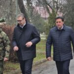 Vučić i Gašić u kasarni Mija Stanimirović FOTO Zona plus