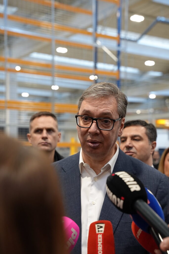 Vučić u Aristonu, FOTO- Marketing NGN 