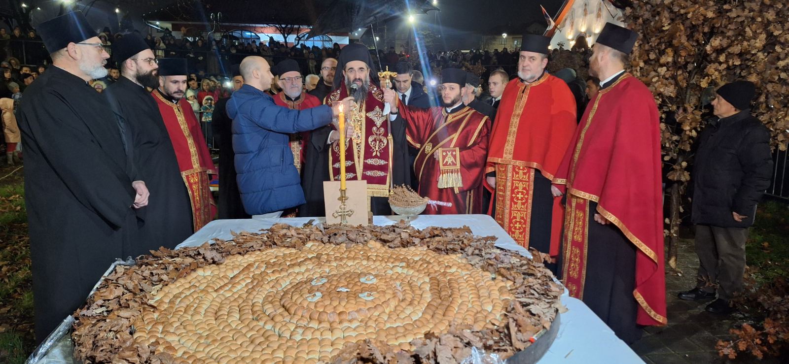 Badnje veče u Hramu Svetog Pantelejmona