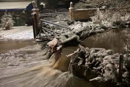 izlivanje Humskog potoka - foto Insta drmmilutinovic