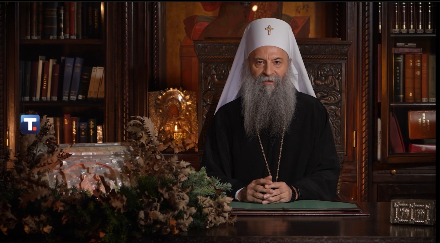 Patrijarh Porfirije FOTO: Tanjug video