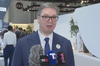 Predsednik Srbije Aleksandar Vučić u Abu Dabiju FOTO Tanjug video