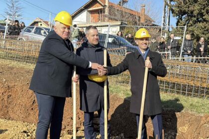 Prokuplje, kamen temeljac za novu zgradu Specijalne škole - FOTO Zona plus