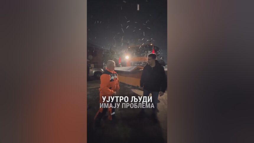 Dragoslav Pavlovic obilazak nocu - foto PS Insta @dragoslavpavlovic_nis