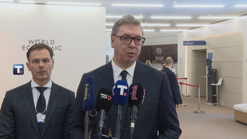 Vučić u Davosu FOTO- Tanjug video