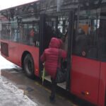 autobusi, sneg FOTO: Zona plus