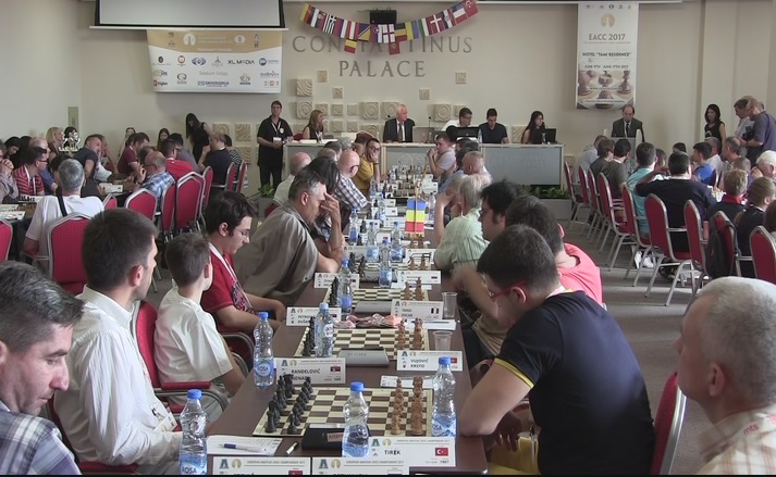 Bitka na šahovskoj tabli: Evropski šahisti  amateri u Nišu